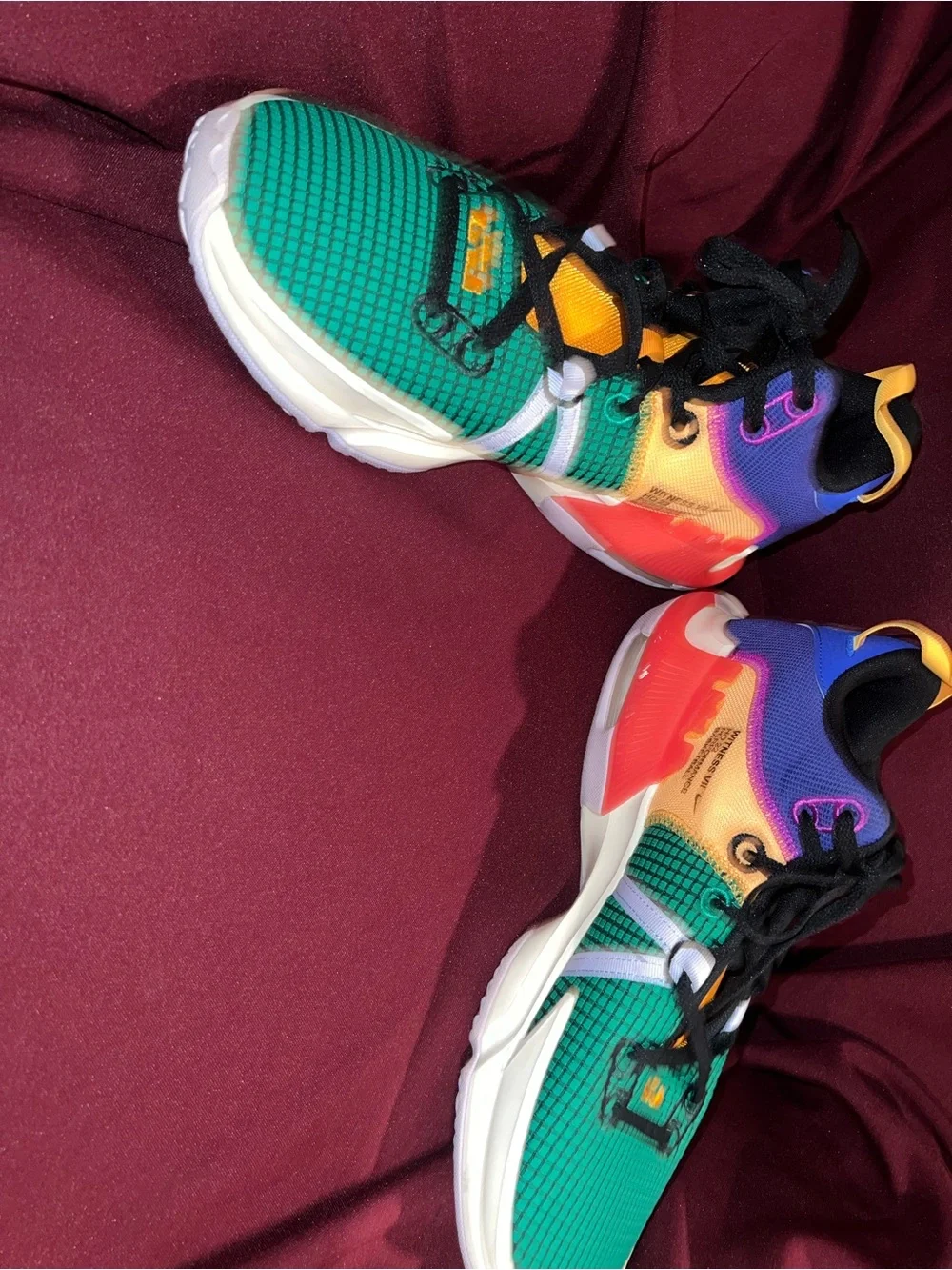Nike LeBron witness Vll multicolor shoes size 13